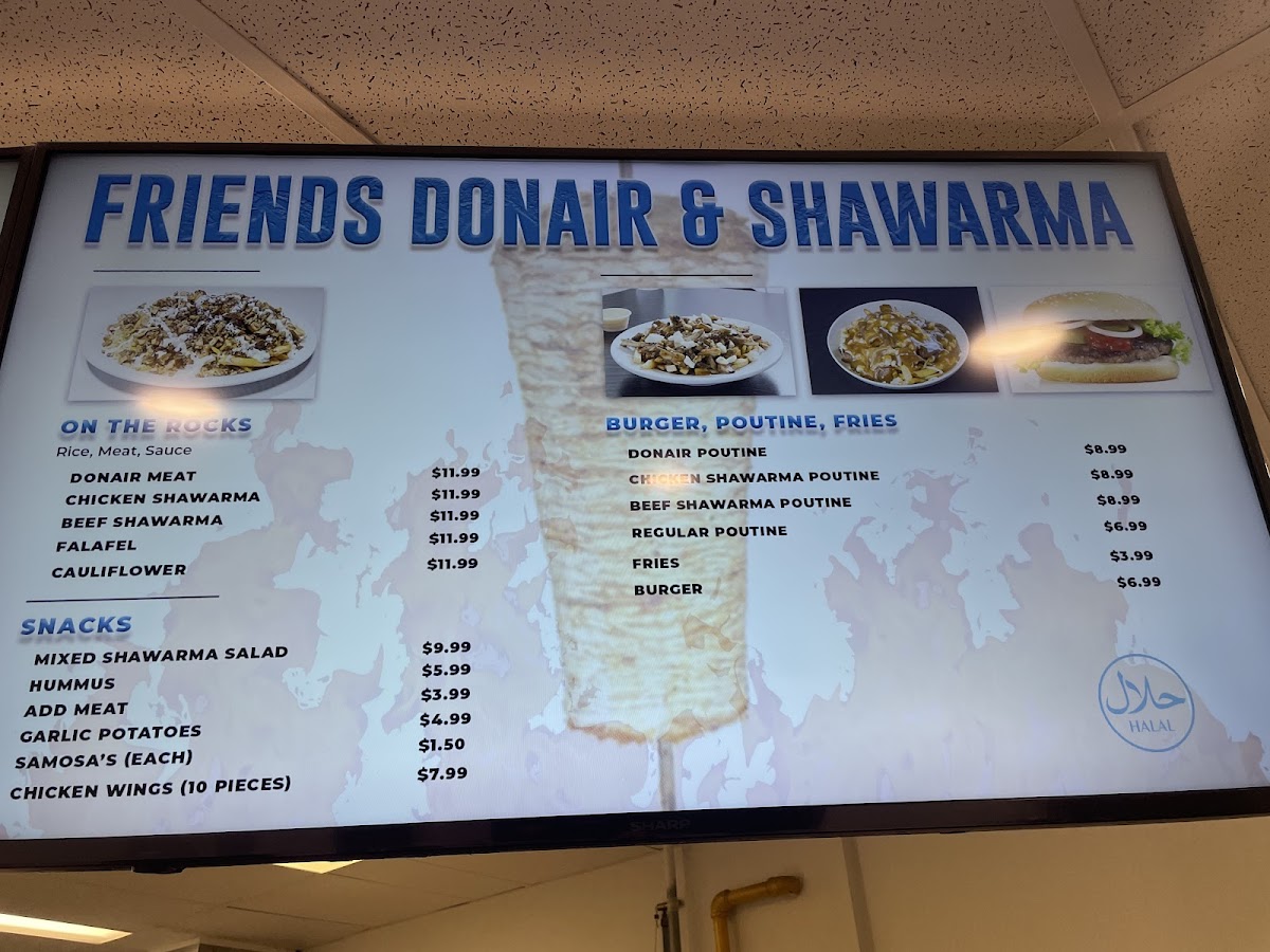 Menu Friends Donair And Shawarma-10