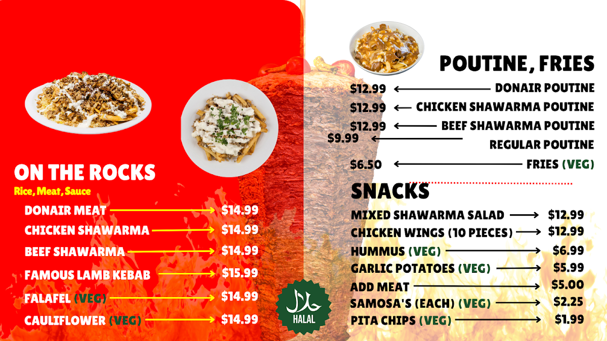 Menu Friends Donair And Shawarma-2