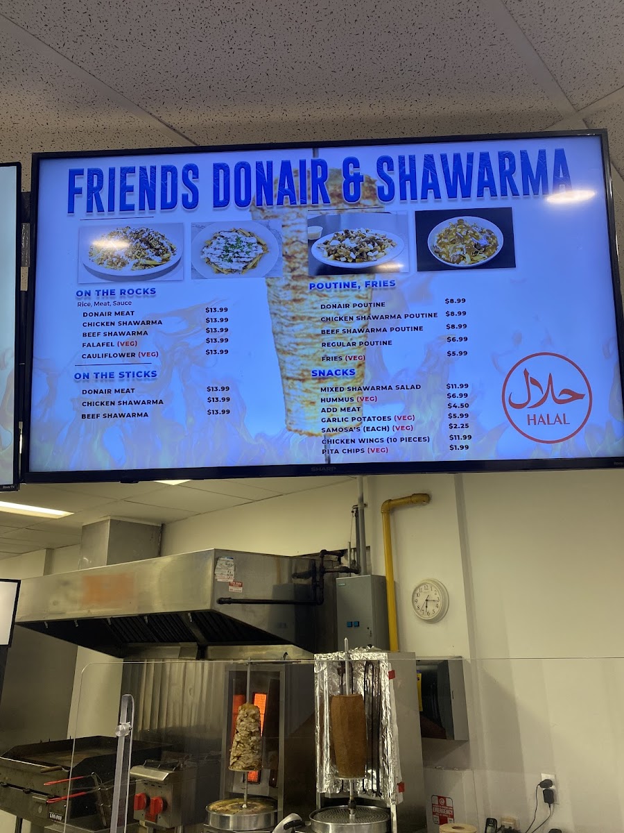 Menu Friends Donair And Shawarma-4