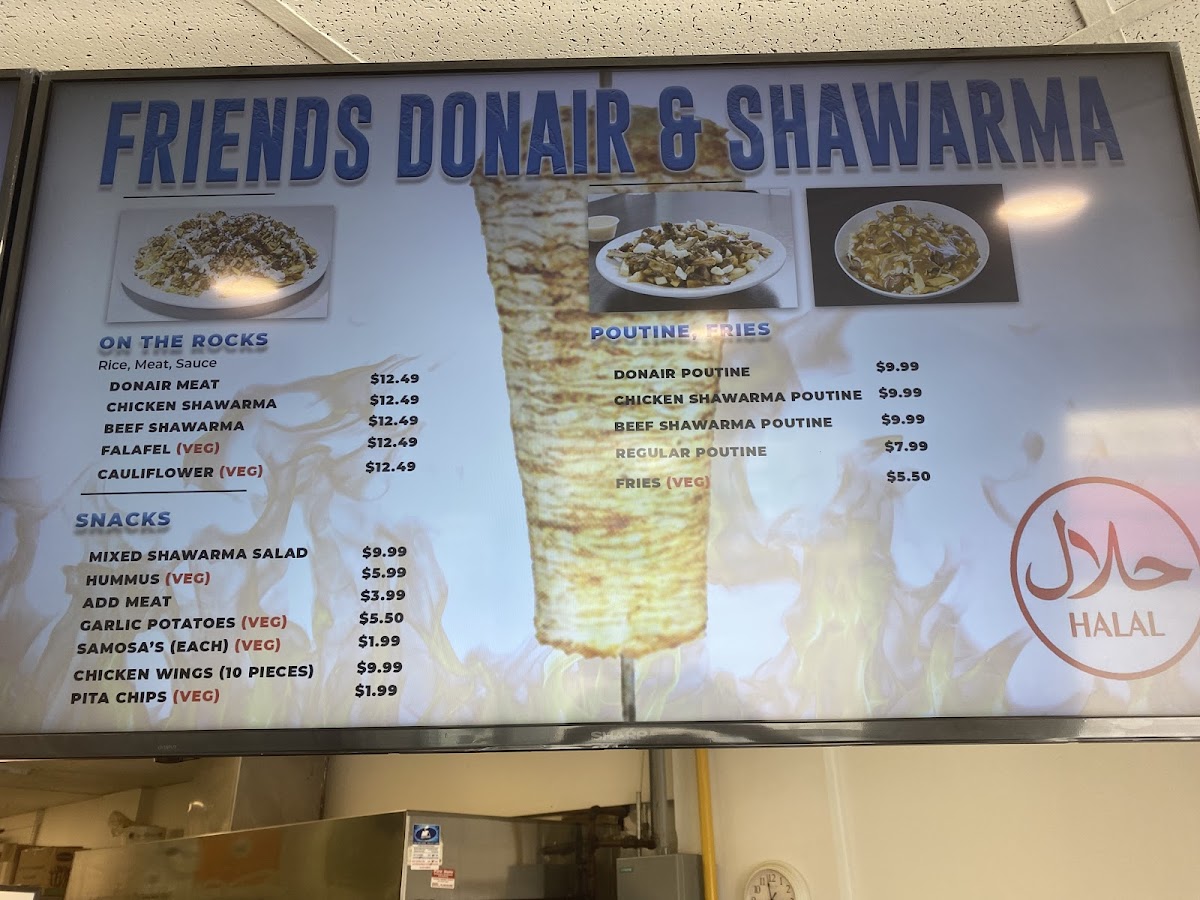 Menu Friends Donair And Shawarma-6